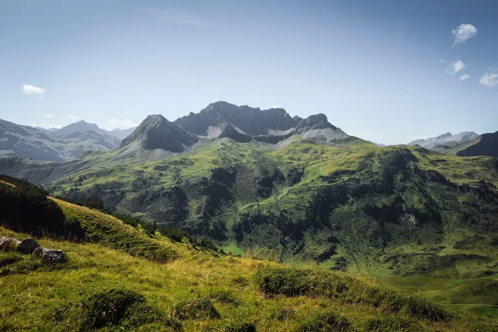 La via ferrata de Karhorn permet de voir des paysages impressionnants dans la région du Bregenzerwald