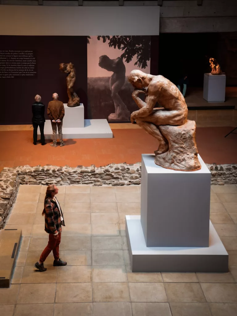 Exposition sur Rodin à la fondation Pierre Giannada à Martigny dans le Valais.