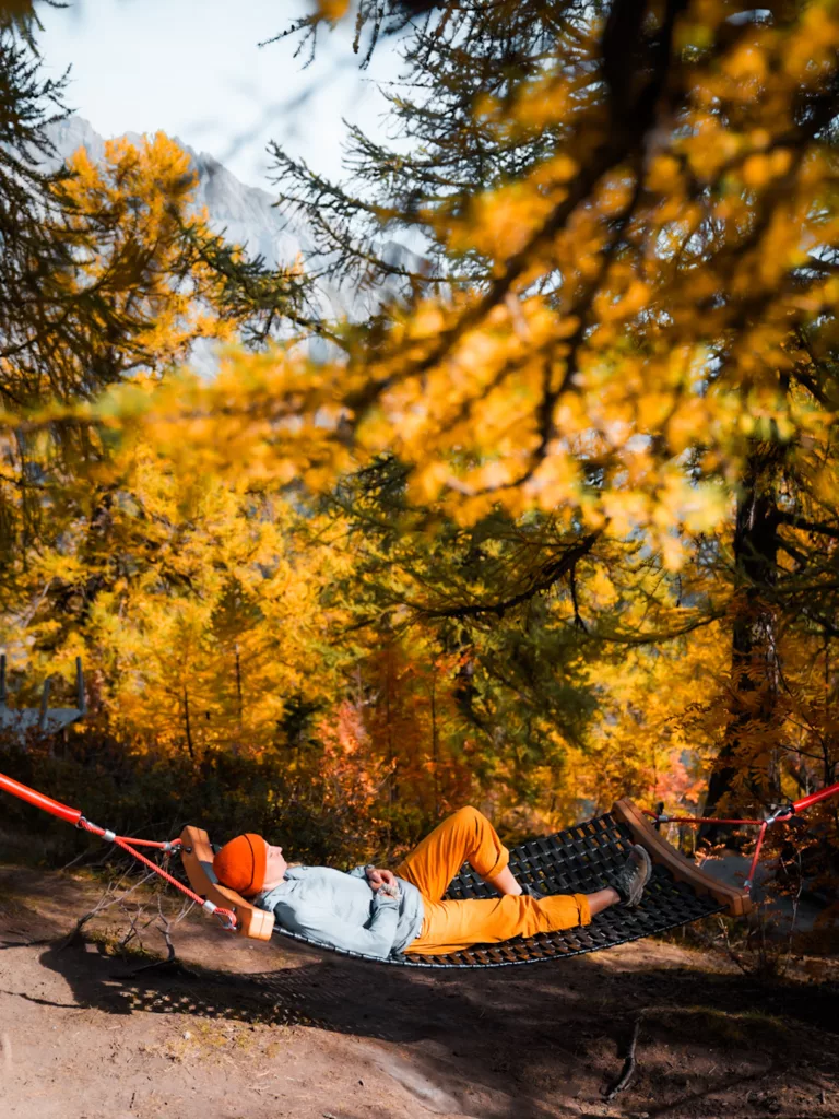 Les Mélèzes Relax Parc, lieu de détentes dans les montagnes d'Ovronnaz à proximité du télésiège des Jorasses. 